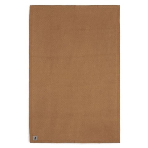 Jollein kocyk do wózka fotelika i kołyski tkany 100x75 cm BLISS KNIT Caramel