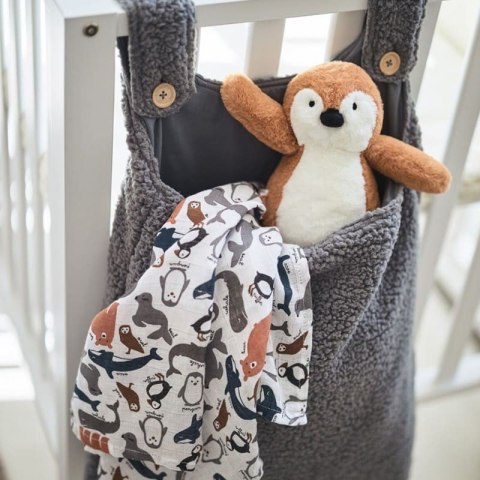 Jollein 3 pieluszki niemowlęce Hydrophilic 70x70 cm Zwierzęta Polarne POLAR