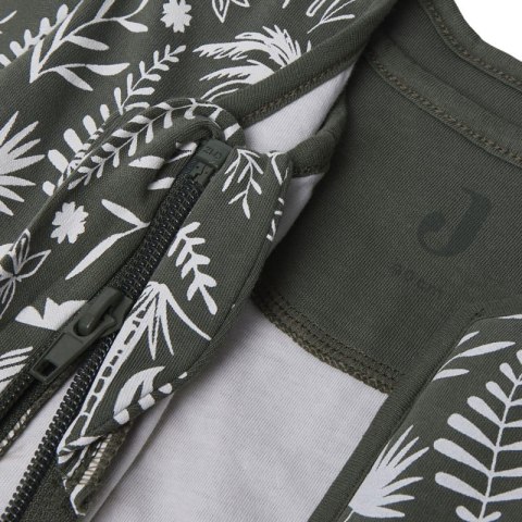 Jollein śpiworek niemowlęcy do spania całoroczny 2 śpiworkowy 4 Pory Roku BOTANICAL Leaf Green 90 cm