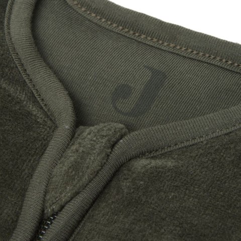 Jollein śpiworek niemowlęcy do spania całoroczny z odpinanymi rękawami 4 Pory Roku VELVET Leaf Green 110 cm