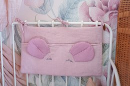 Hi Little One - organizer do łóżeczka MOUSE Blush & Baby Pink