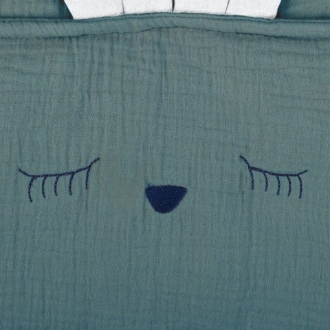 Hi Little One organizer przybornik do łóżeczka SLEEPY BUNNY Tiffany/White