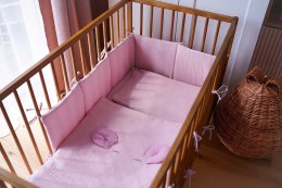Hi Little One - poszewki na pościel dziecięcą MOUSE Blush&Baby Pink