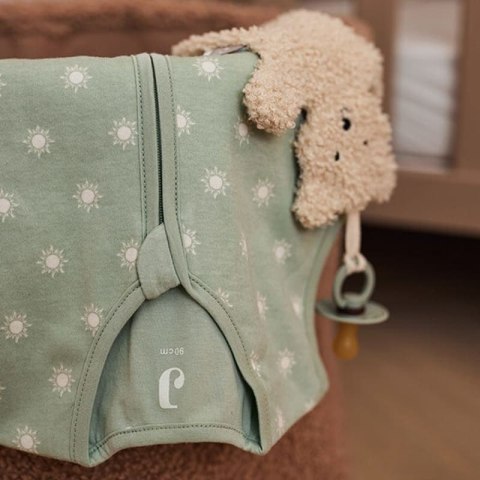 Jollein śpiworek niemowlęcy do spania 0,5 TOG SUN Sea Foam 110 cm