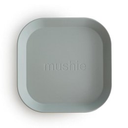 Mushie - 2 talerzyki Square Sage