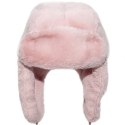 Rockahula Kids czapka zimowa futerko dla dziewczynki Teddy Fur Dusky Pink 3-6 lat