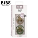 BIBS COLOUR TIE DIY CAMO 2-PACK GREEN MIX S Smoczek uspokajający kauczuk Hevea