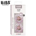 BIBS COLOUR TIE DIY COLLECTION 2-PACK HEATHER WHITE & HEATHER WHITE S Smoczek Uspokajający kauczuk Hevea