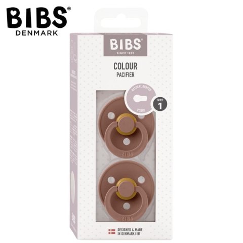 BIBS DUO COLOUR WOODCHUCK S Smoczek uspokajający kauczuk Hevea 2 szt