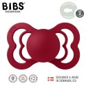 BIBS SUPREME 2-PACK CORAL & RUBY M Smoczek symetryczny kauczuk Hevea