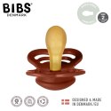 BIBS SUPREME 2-PACK RUST & MOCHA M Smoczek symetryczny kauczuk Hevea