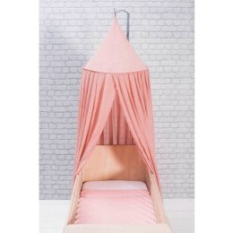 Jollein moskitiera baldachimowa nad łóżeczko niemowlęce 245 cm VINTAGE Blush Pink