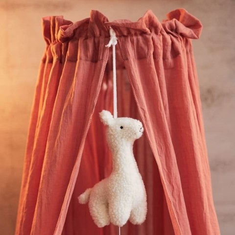 Jollein moskitiera woalowa nad łóżeczko niemowlęce 155 cm VINTAGE Rosewood