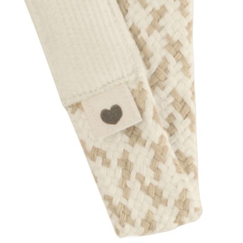 BIBS PACIFIER BRAID IVORY & VANILLA zawieszka do smoczków 100% organic cotton
