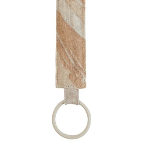 BIBS PACIFIER BRAID TIE DYE CAMO SAND zawieszka do smoczków 100% organic cotton