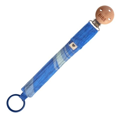 BIBS PACIFIER BRAID TIE DYE OCEAN zawieszka do smoczków 100% organic cotton