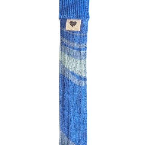 BIBS PACIFIER BRAID TIE DYE OCEAN zawieszka do smoczków 100% organic cotton