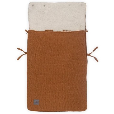 Jollein ciepły śpiworek do wózka i fotelika BLISS KNIT Caramel