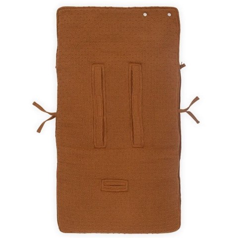 Jollein ciepły śpiworek do wózka i fotelika BLISS KNIT Caramel
