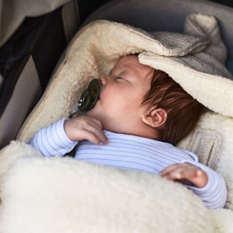 Jollein - śpiworek oddychający do wózka i fotelika BLISS KNIT Nougat