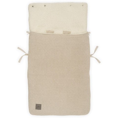 Jollein - śpiworek oddychający do wózka i fotelika BLISS KNIT Nougat