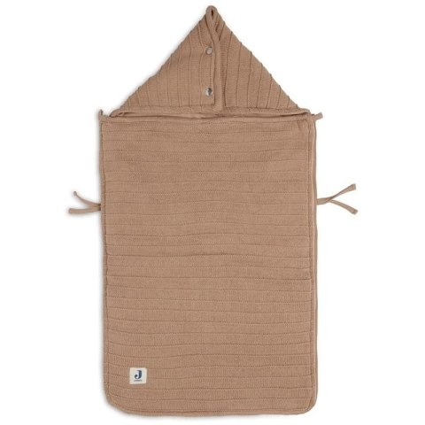 Jollein ciepły śpiworek do wózka i fotelika PURE KNIT Biscuit