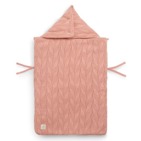 Jollein ciepły śpiworek do wózka i fotelika SPRING KNIT Rosewood