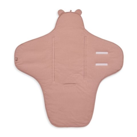 Jollein - śpiworek otulacz do fotelika i wózka BASIC STRIPE Rosewood