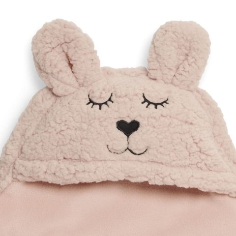Jollein - śpiworek otulacz do fotelika i wózka BUNNY Pale Pink
