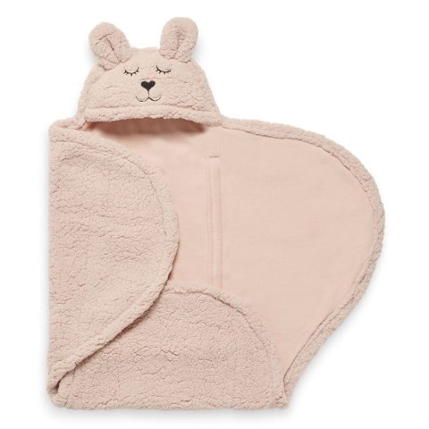 Jollein - śpiworek otulacz do fotelika i wózka BUNNY Pale Pink