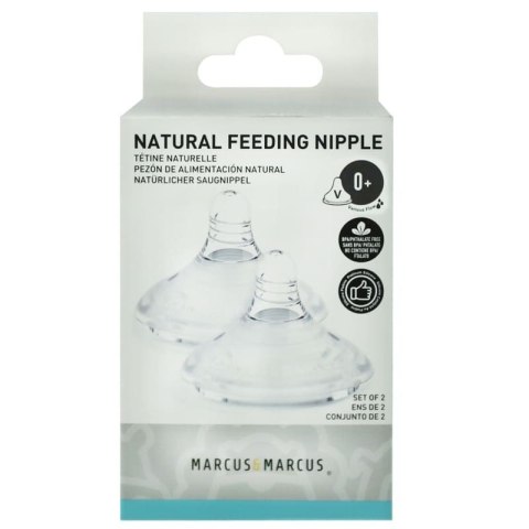 Marcus & Marcus antykolkowe smoczki silikonowe przepływ VARIABLE 2 szt