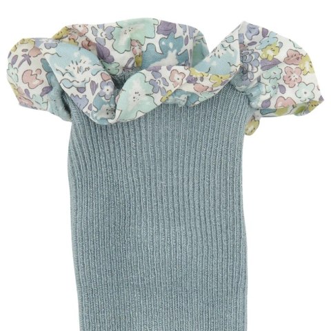 GoBabyGo skarpetki antypoślizgowe dla dziewczynki LIBERTY BAMBOO Dusty Blue Michelle Purple 2 lata