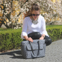 FANCY JOISSY to niezwykle stylowa i funkcjonalna torba dla mam - geometric grey