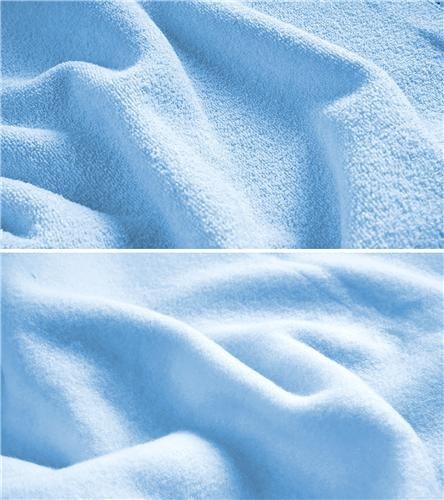 Miękkie okrycie kąpielowe Owieczka Frotte Sensillo - Niebieski