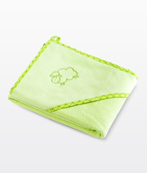 Miękkie okrycie kąpielowe Owieczka Frotte Sensillo - Turkusowy