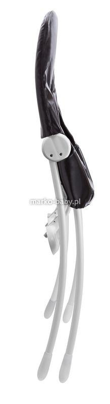 NANO Składane krzesełko do karmienia Bloom stelaż biały/wkład czarny