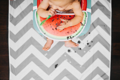 Prince Lionheart multi-use catchALL grey - Mata ochronna do zabawy, karmienia (2263)