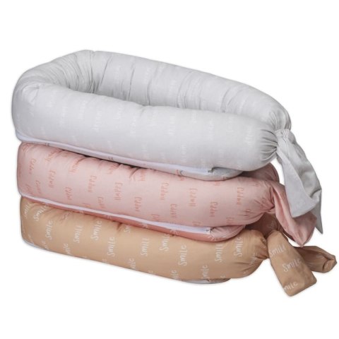 Hi Little One kokon niemowlęcy dwustronny poduszka ciążowa i do karmienia 3w1 HAPPY/SUN muumee