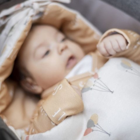 Hi Little One śpiworek kołderka dwustronna do wózka fotelika łóżeczka TOG 2,5 BALOONS/SMILE muumee