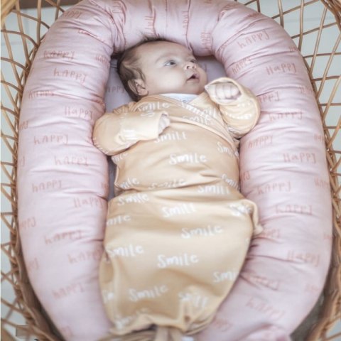 Hi Little One śpiworek dla Noworodka wielofunkcyjny TOG 0,5 BIO bawełna FISH SMILE muumee