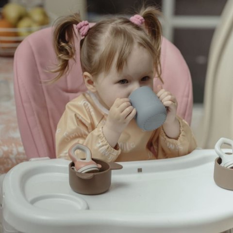 Hi Little One śliniak fartuszek z kieszonką wodoodporny SMILE muumee