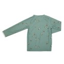 Nuuroo - koszulka kąpielowa przeciwsłoneczna UV 50+ z długim rękawem SPACE Light Green roz. 86-92