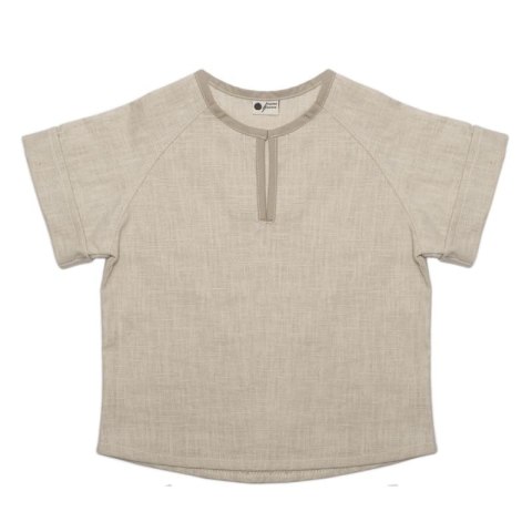Hi Little One koszulka ze spodenkami BOHO LEO Beige roz M Pom Pom