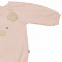 Hi Little One rampers niemowlęcy MIŚ OverSize BOHO Blush roz S Pom Pom