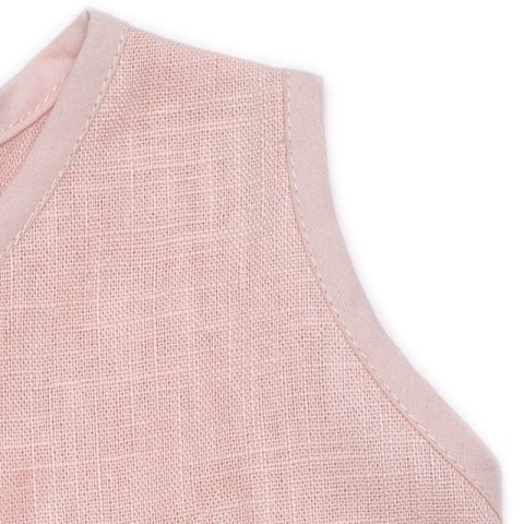 Hi Little One bluzeczka i bloomersy z lnu BOHO LEO Rose roz M Pom Pom