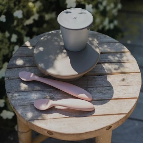 BIBS CUP SET BLUSH 2 kubeczki z pokrywkami do picia dla dzieci