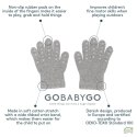 GoBabyGo antypoślizgowe rękawiczki ułatwiające chwytanie Dusty Rose 2 lata