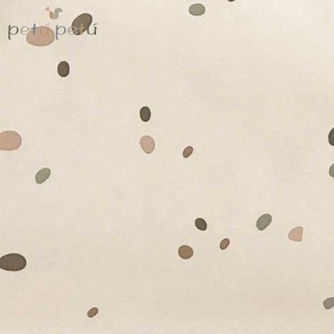 Petú Petú - śliniak fartuszkowy wodoodporny z kieszonką Mija Dots