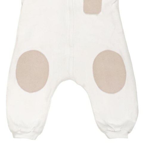 Pom Pom - kombinezon z kapturkiem OverSize BOHO White roz S