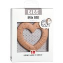 BIBS BABY BITIE HEART PEACH gryzak dla niemowlaka